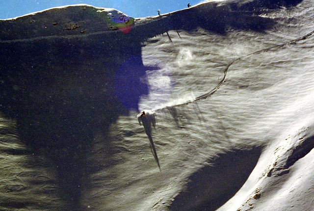 Skier: Peter Hutzler <br> Foto: Micha Ewald <br> Location: Dammkar, Germany <br> Date: Feb 2005