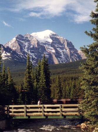 Foto: Micha Ewald <br> Location: Mount Temple, Lake Louise, AB, Canada <br> Date: July 1999